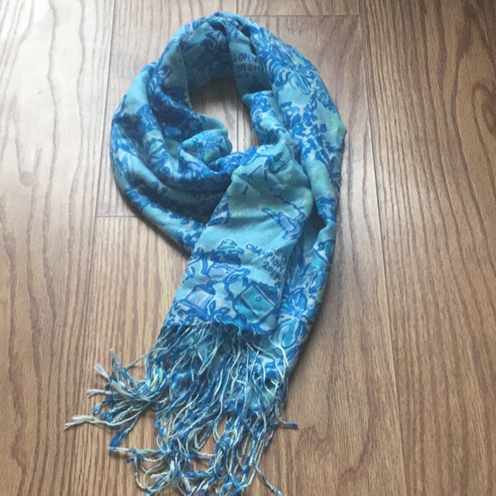 Lilly Pulitzer Murfee Blue US Open Pinehurst Scarf